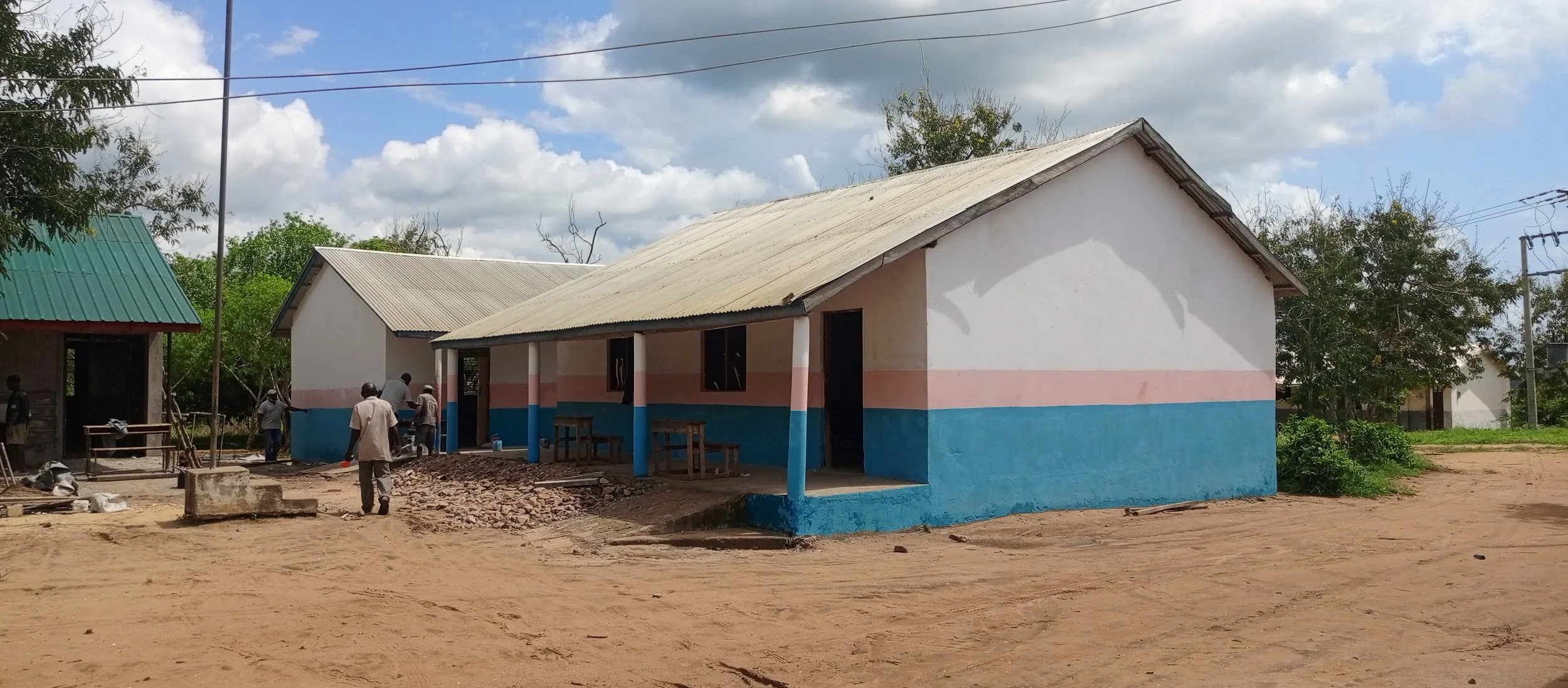 Classroom being refurbished